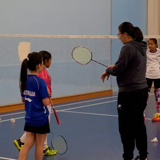 Westside Badminton coaching session, photo 2